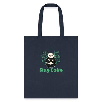 Yoga Instructor Yogi Zen Meditation - Tote Bag - navy - Front