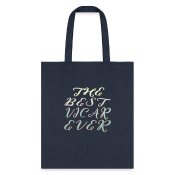 THE BEST VICAR EVER - Tote Bag - navy - Front