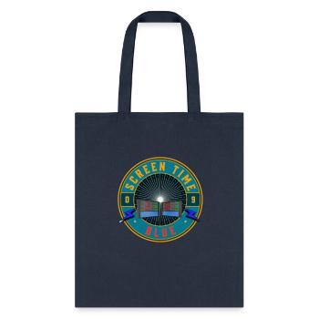 SCREEN TIME BLUE - Tote Bag - navy - Front