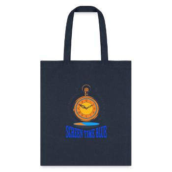 SCREEN TIME BLUE - Tote Bag - navy - Front