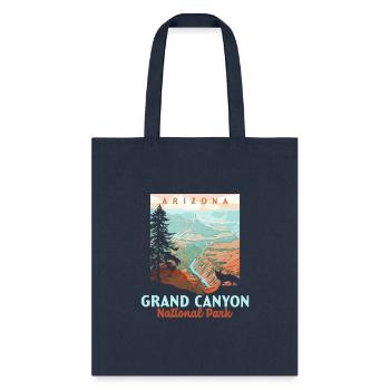 Grand Canyon National Park Arizona Wpa Style - Tote Bag - navy - Front