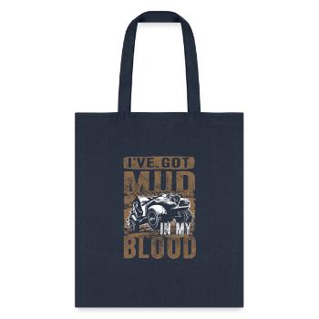 Mud In My Blood 4X4 Mudding - Tote Bag - navy - Front