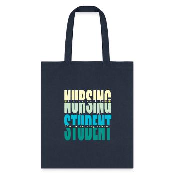 NURSING STUDENTS, NURSES SCHOOL LIFE - Tote Bag - navy - Front