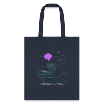 Vintage Kings Canyon National Park - Tote Bag - navy - Front