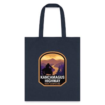 Kancamagus Highway Nh Motorcycle - Tote Bag - navy - Front
