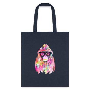 Sasquatch Beauty Female Bigfoot Sasquatch - Tote Bag - navy - Front