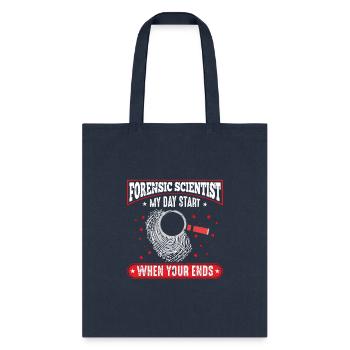 Forensic Scientist Forensic Science - Tote Bag - navy - Front