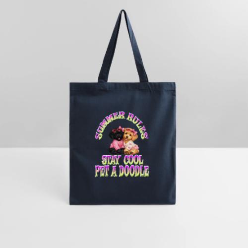 Summer Rules Stay Cool Pet A Doodle Cute Doodle - Tote Bag