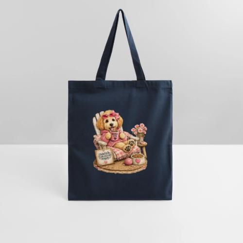 Just Enjoying Life Doodle Dog - Tote Bag