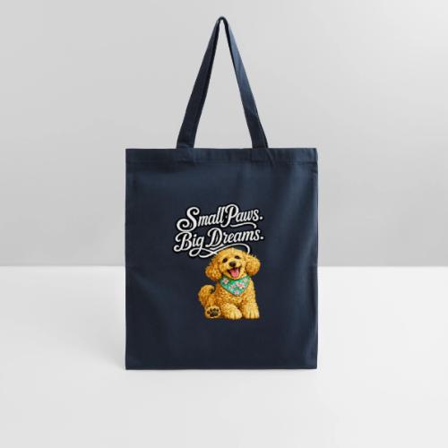 Small Paws Big Dreams Goldendoodle Puppy - Tote Bag
