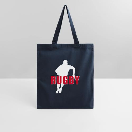 Bold Rugby Action Silhouette - Tote Bag