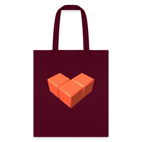 Blocksworld: Classic Heart Design - Tote Bag