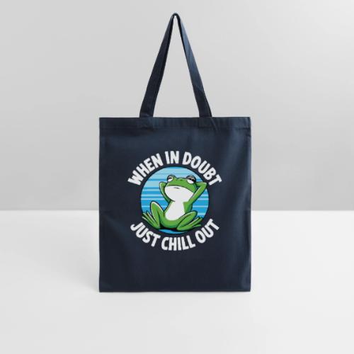 When In Doubt Just Chill Out Frog - Tote Bag