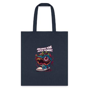Unleash Your Sole Power - Tote Bag - navy - Front