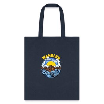 Wandern - Tote Bag - navy - Front