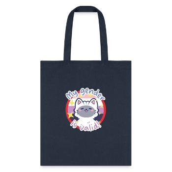 CATPRIDEmygender - Tote Bag - navy - Front