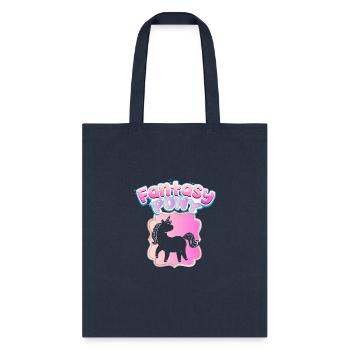 Harlow And Popcorn Merch Popcorn The Pony - Tote Bag - navy - Front