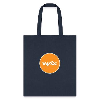 wax logo - Tote Bag - navy - Front