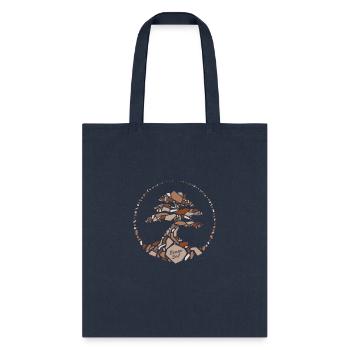 Bonsai Soil T Shirt For Bonsai Lovers - Tote Bag - navy - Front