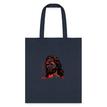 Cool Jesus, Jesus Rocks - Tote Bag - navy - Front