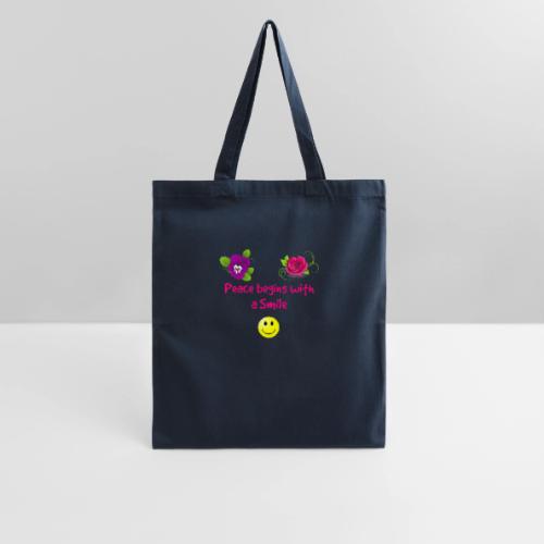 peace begins with a smile - Tote Bag