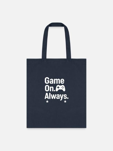 game on always - Tote Bag - navy
