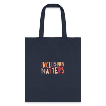 Inclusion matters - Tote Bag - navy - Front