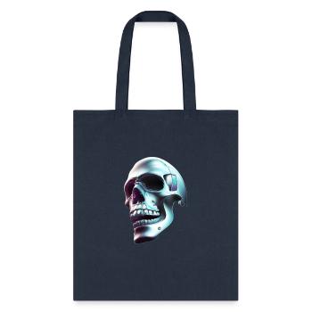 Futuristic Skull Concept - Tote Bag - navy - Front