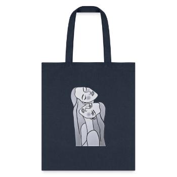 girl - Tote Bag - navy - Front