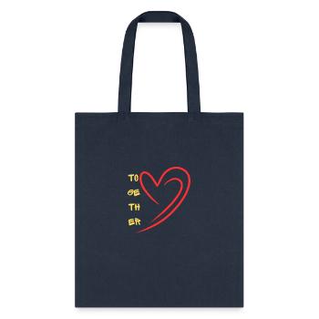 TOGETHER - Tote Bag - navy - Front