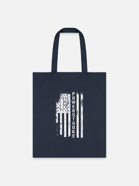 Powerstroke American Flag - Tote Bag - navy