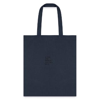 TEXT COLECTION - Tote Bag - navy - Front