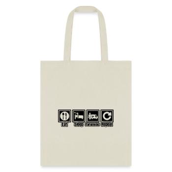 Eat Sleep Paramedic Repeat - Tote Bag - natural - Front