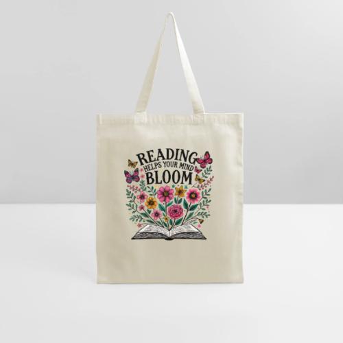 Reading Helps Your Mind Bloom - Tote Bag