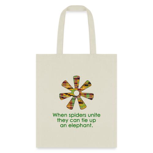 Ananse Ntentan - Spider's Web Adinkra Symbol - Tote Bag
