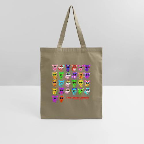 The Letter Critters Uppercase and Lowercase - Tote Bag