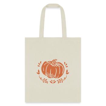 Pumpkin - Tote Bag - natural - Front
