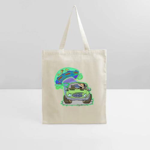 GrisDismation Ongher's UFO Alien Abduction - Tote Bag