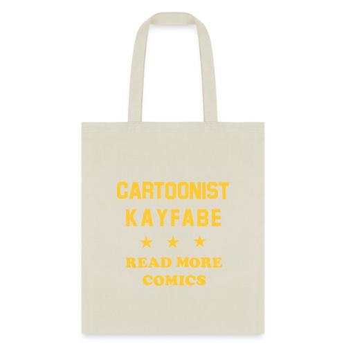 Cartoonist Kayfabe *** Read More Comics (Yellow) - Tote Bag