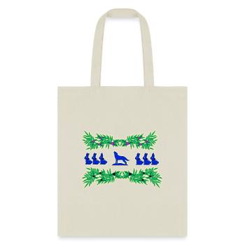 Bunny wolf ornament - Tote Bag - natural - Front