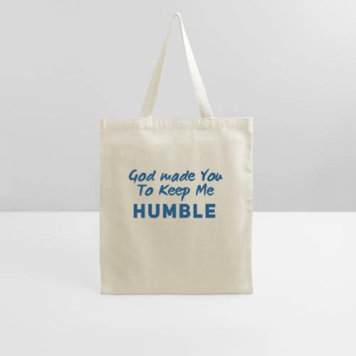Christian Humility (blue) - Tote Bag