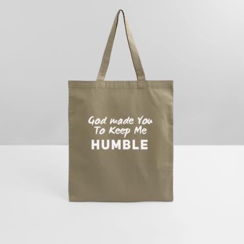 Christian humility (white) - Tote Bag