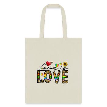 Love is Love - Tote Bag - natural - Front
