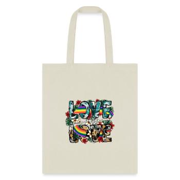 Love is Love - Tote Bag - natural - Front