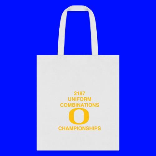 2187 UNIFORM COMBINATIONS O CHAMPIONSHIPS - Tote Bag