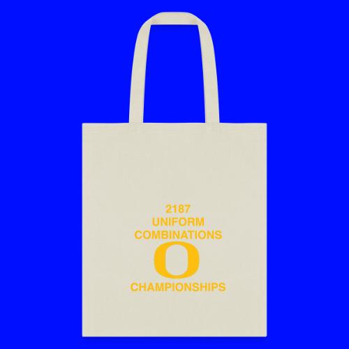 2187 UNIFORM COMBINATIONS O CHAMPIONSHIPS - Tote Bag
