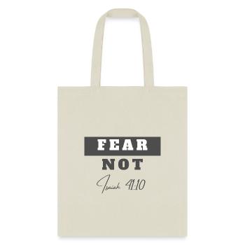 Fear Not. - Tote Bag - natural - Front