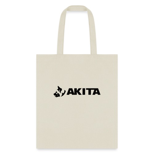 Akita Shirt, Akita Inu, Akita Dog Shirt - B&W3 - Tote Bag