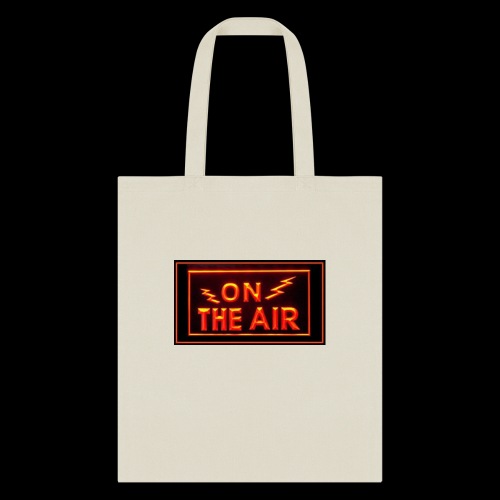 On the Air Neon Radio Sign - Tote Bag
