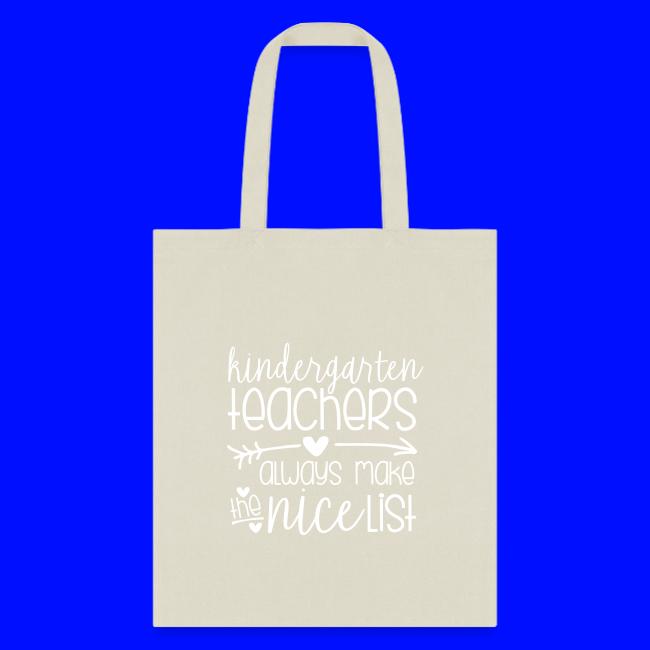 Kindergarten Teachers Always Make the Nice List